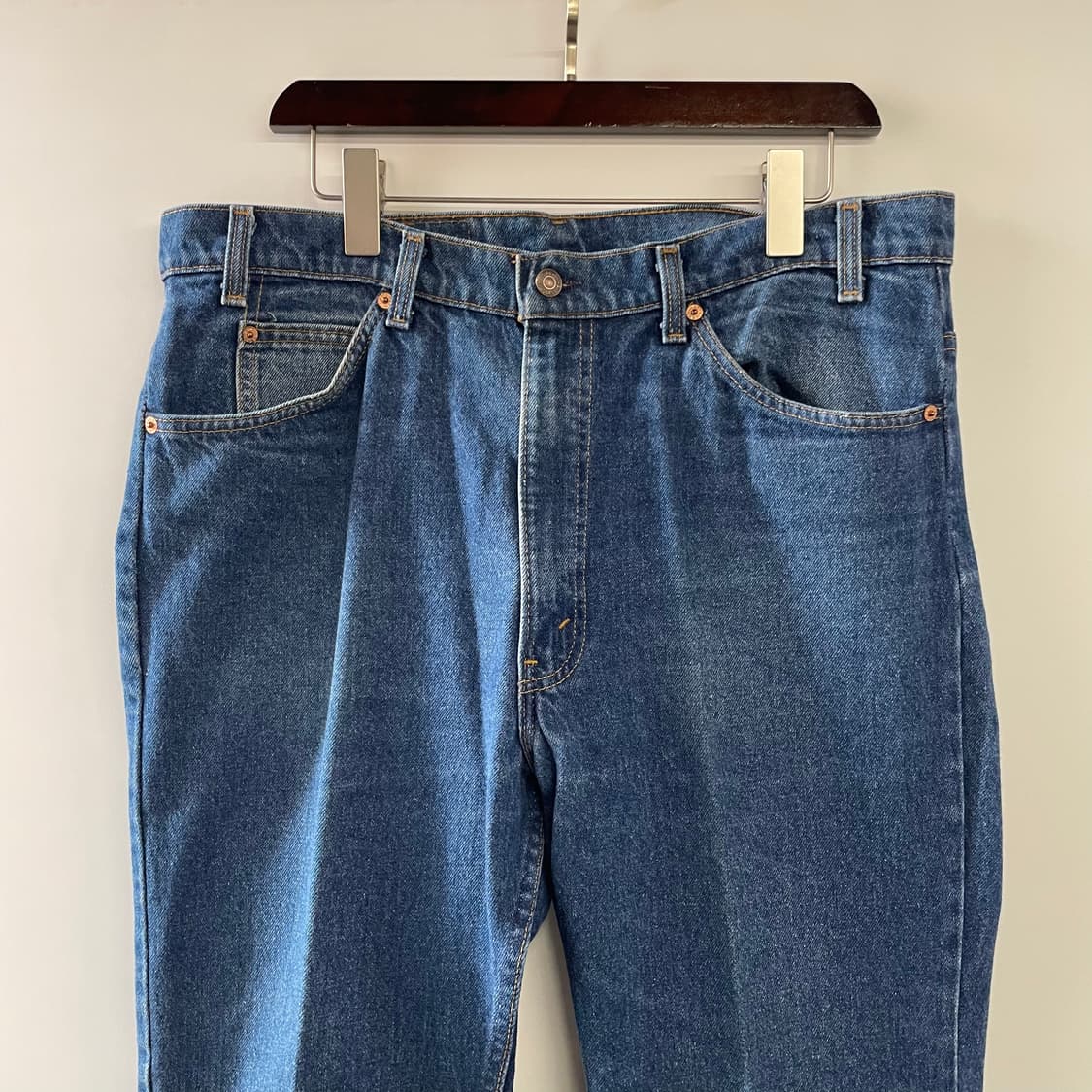 90s 리바이스 517 오렌지탭 부츠컷 데님팬츠 USA 상품이미지2