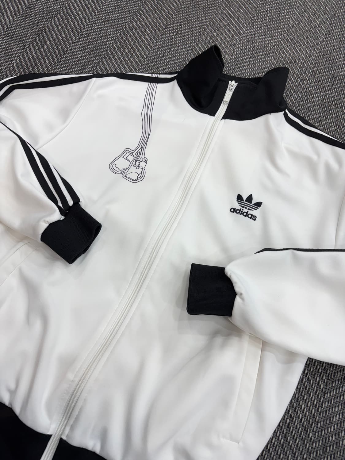 아디다스 무하마드 알리 화이트 트랙탑 져지 상품이미지5