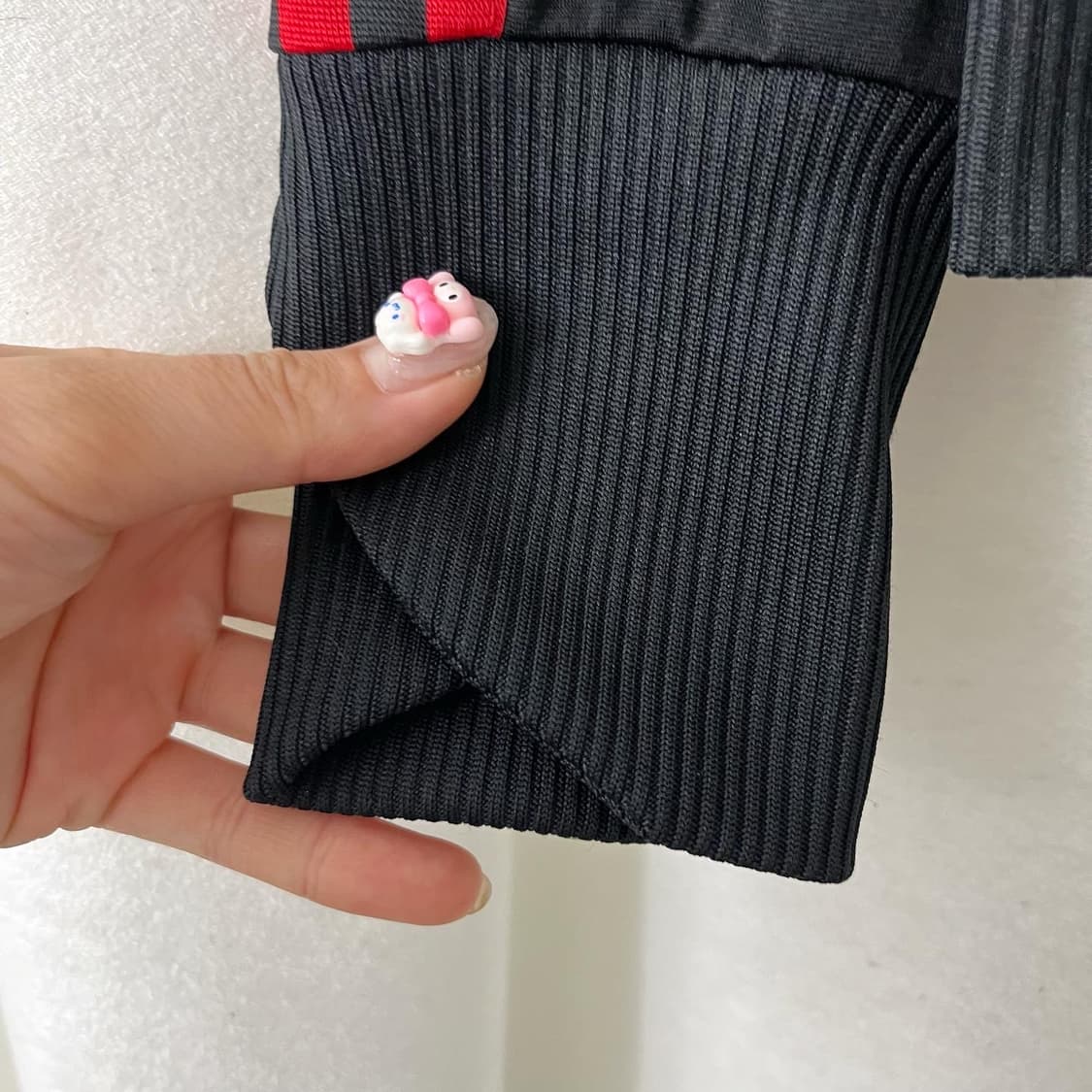 아디다스 블랙 레드 로즈 백빅로고 삼선 져지 상품이미지5