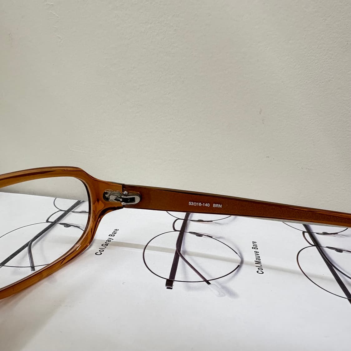 LEVI'S 브라운 빈티지 뿔테 안경 상품이미지3