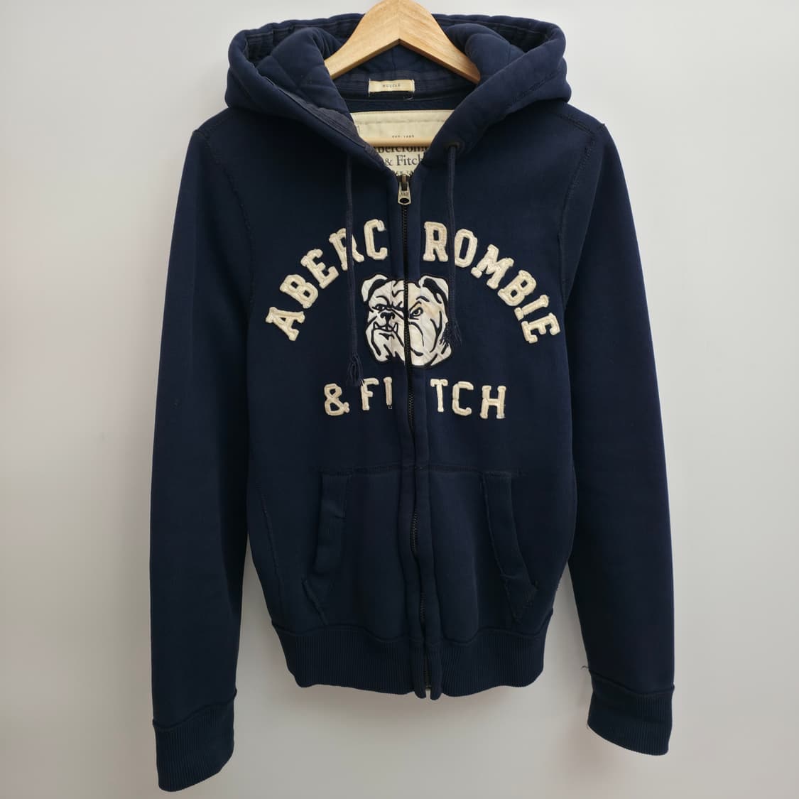 [M] 아베크롬비 네이비 후드집업 상품이미지1