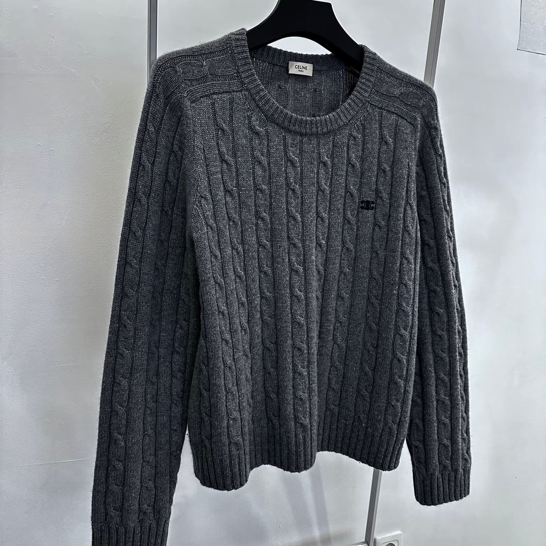 셀린느 케이블 니트 그레이 / XL 상품이미지2
