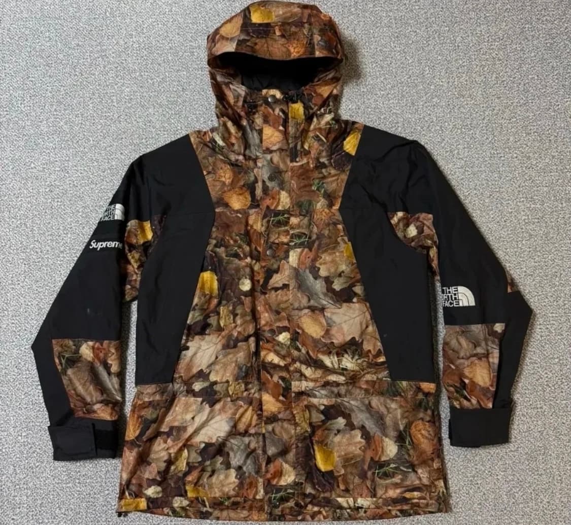 슈프림 x 노스페이스 낙엽 바람막이 자켓 M사이즈 상품이미지1