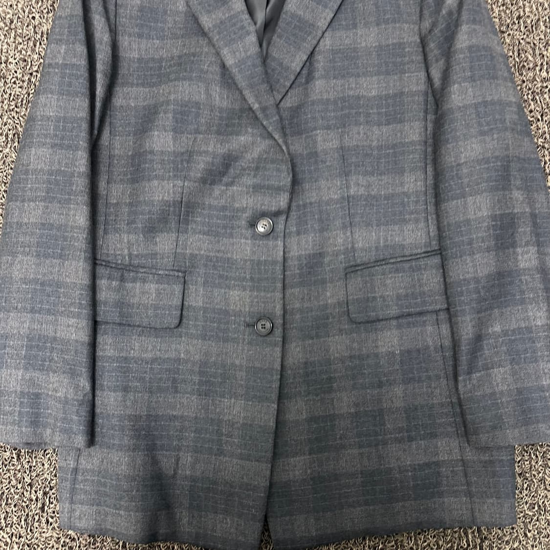 DAKS 닥스 여성 체크 울 자켓 90(S) 상품이미지3