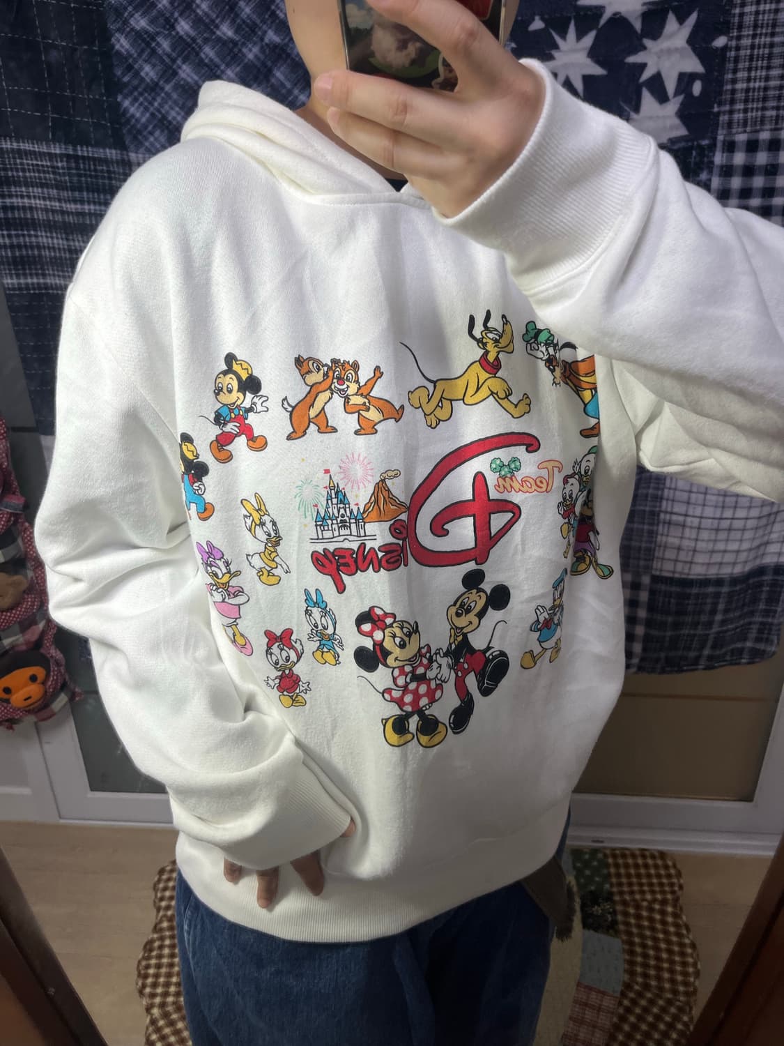 도쿄 디즈니 팀디즈니 후드티 상품이미지3