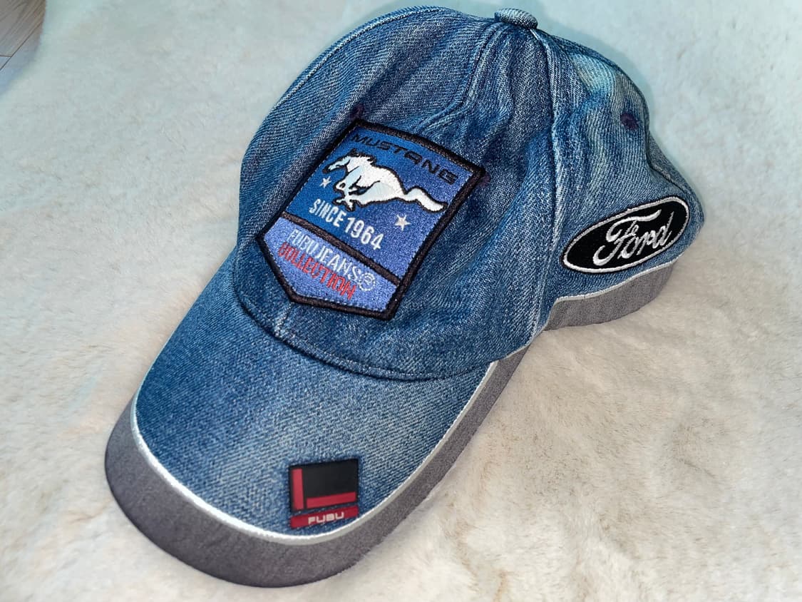 Vintage ford mustang denim cap 상품이미지5