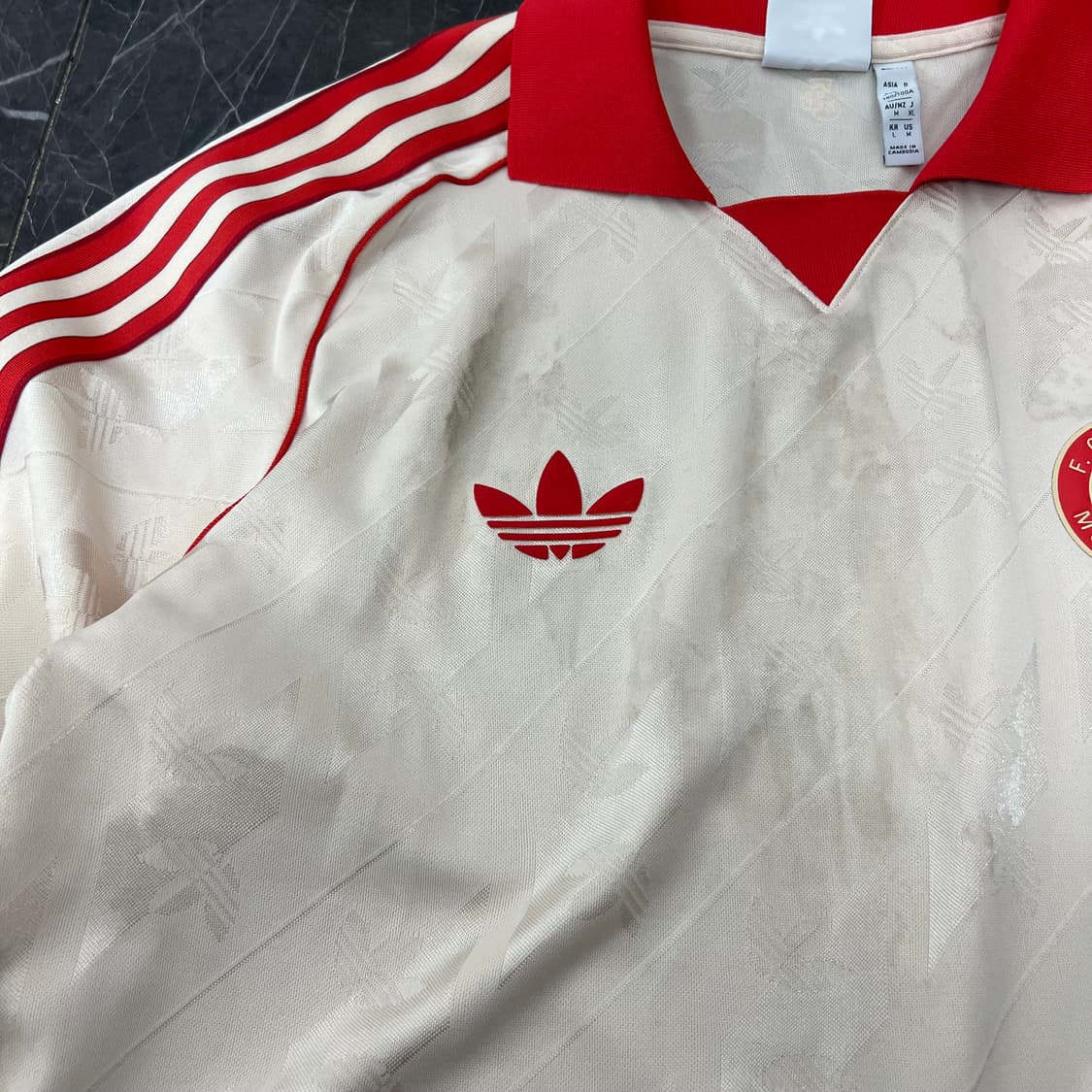 아디다스 바이에르 뮌헨 롱 슬리브 풋볼 져지 상품이미지6