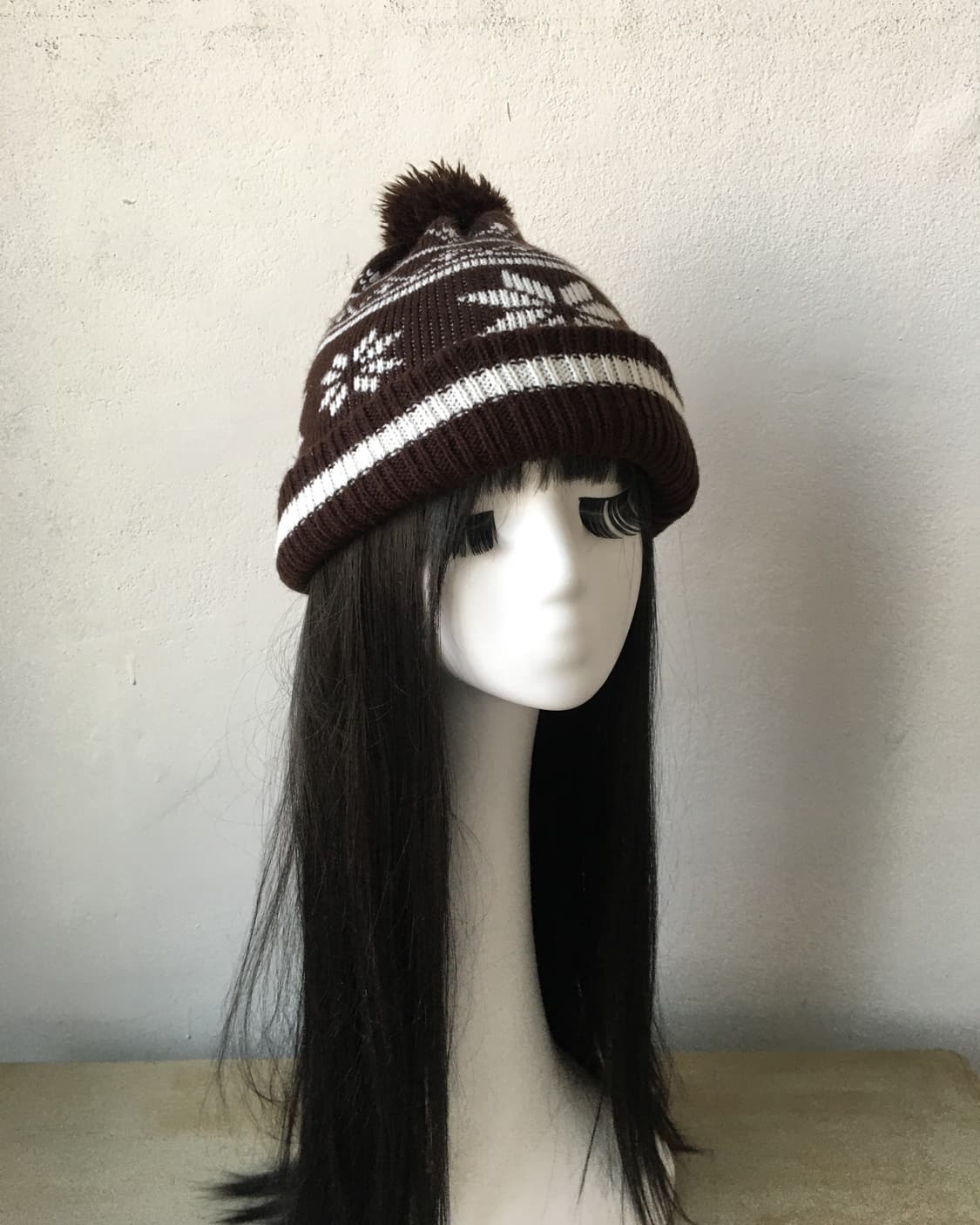 pom snow pattenr knit beanie 상품이미지3