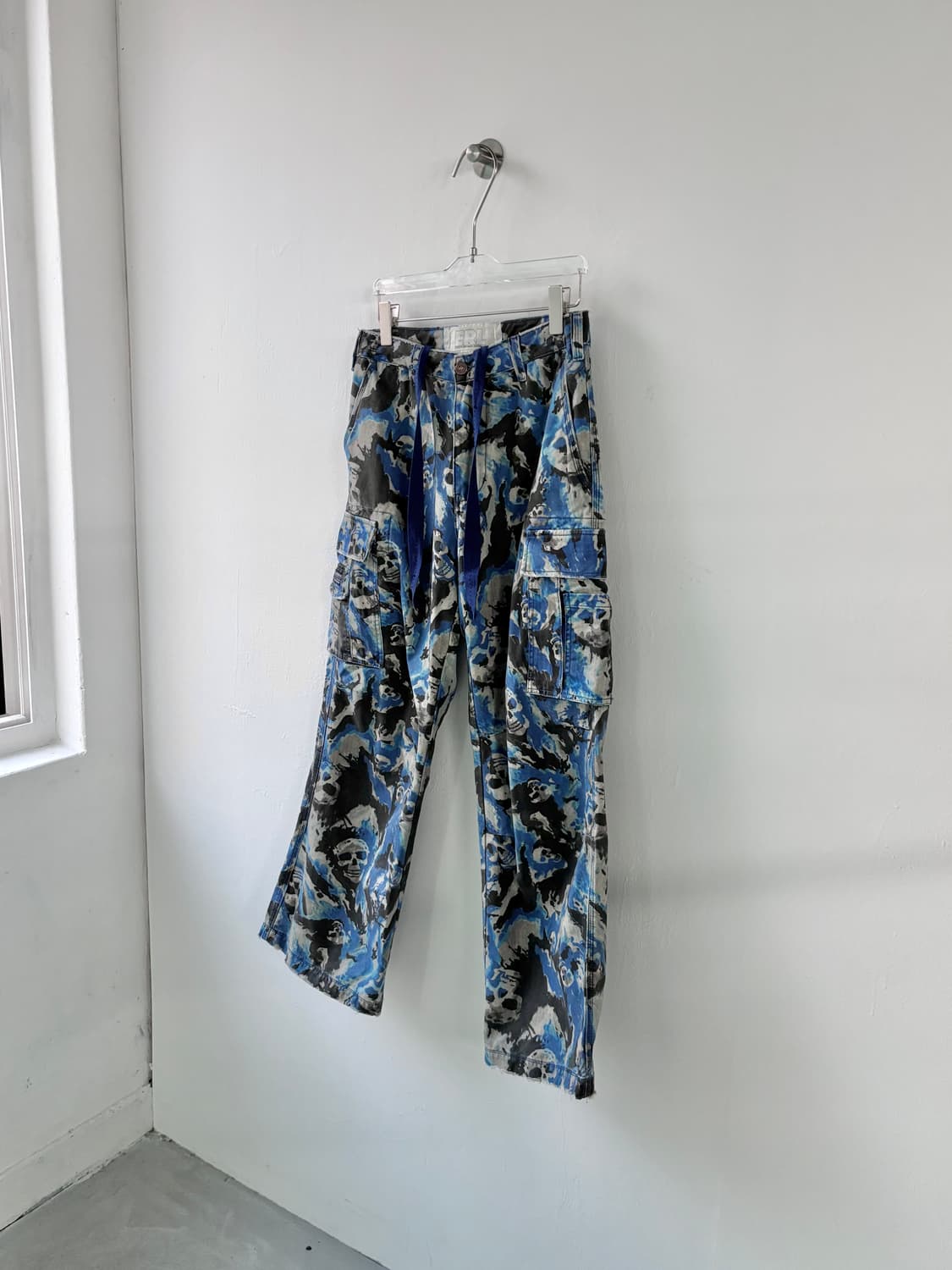 새상품 ERL 스컬 프린트 카고 팬츠 상품이미지3