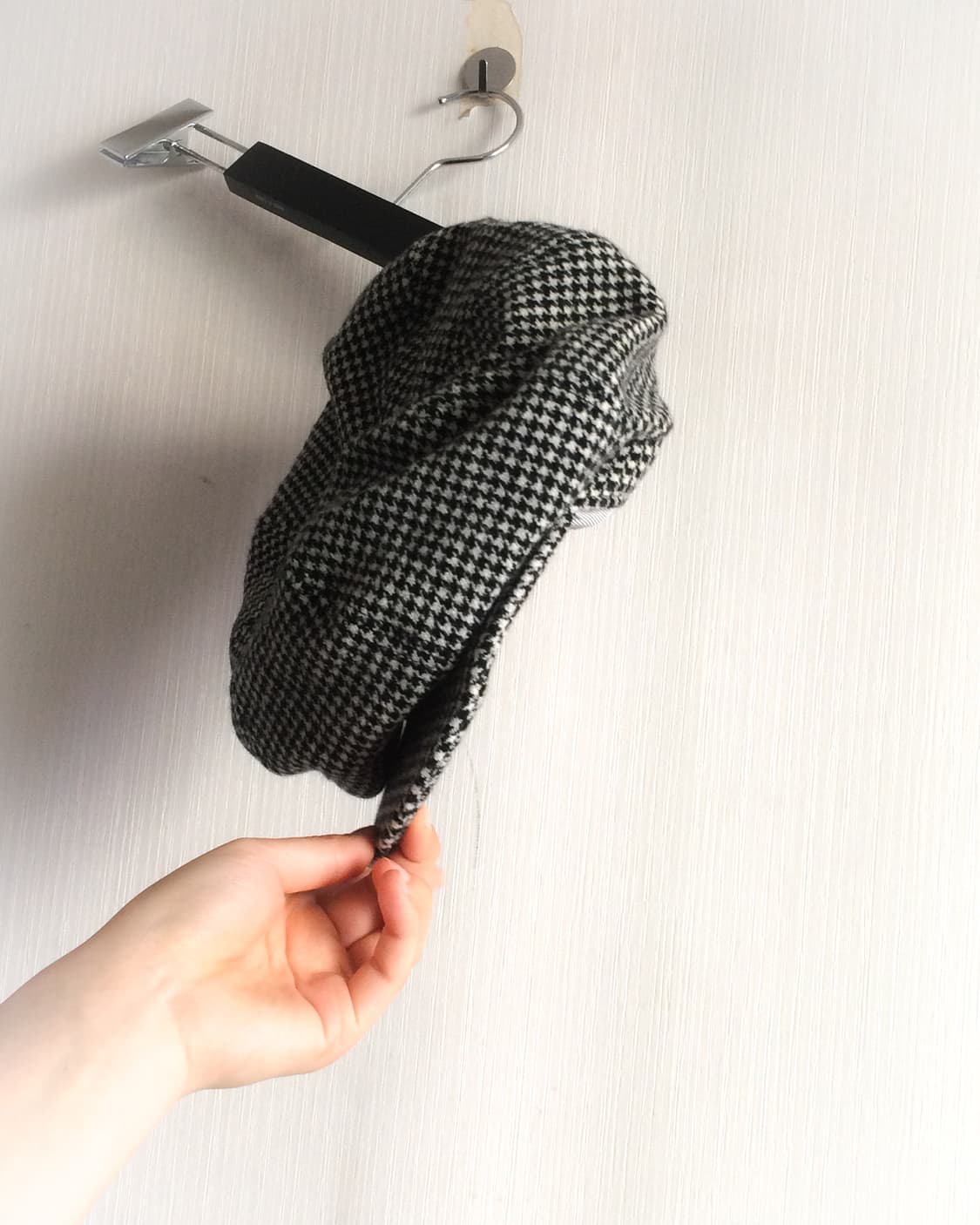 Hound tooth pattern newsboy cap 상품이미지6