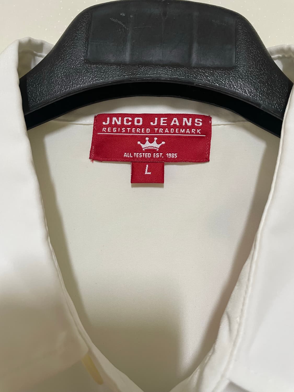 JNCO JEANS 용 프린팅 반팔셔츠 화이트 상품이미지2