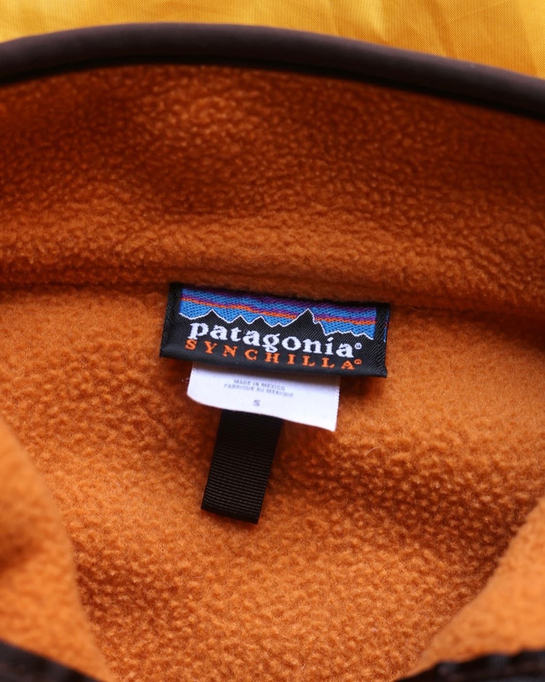 파타고니아 빈티지 00s 마수피얼 신칠라 하프집업 플리스 오렌지 S 상품이미지2