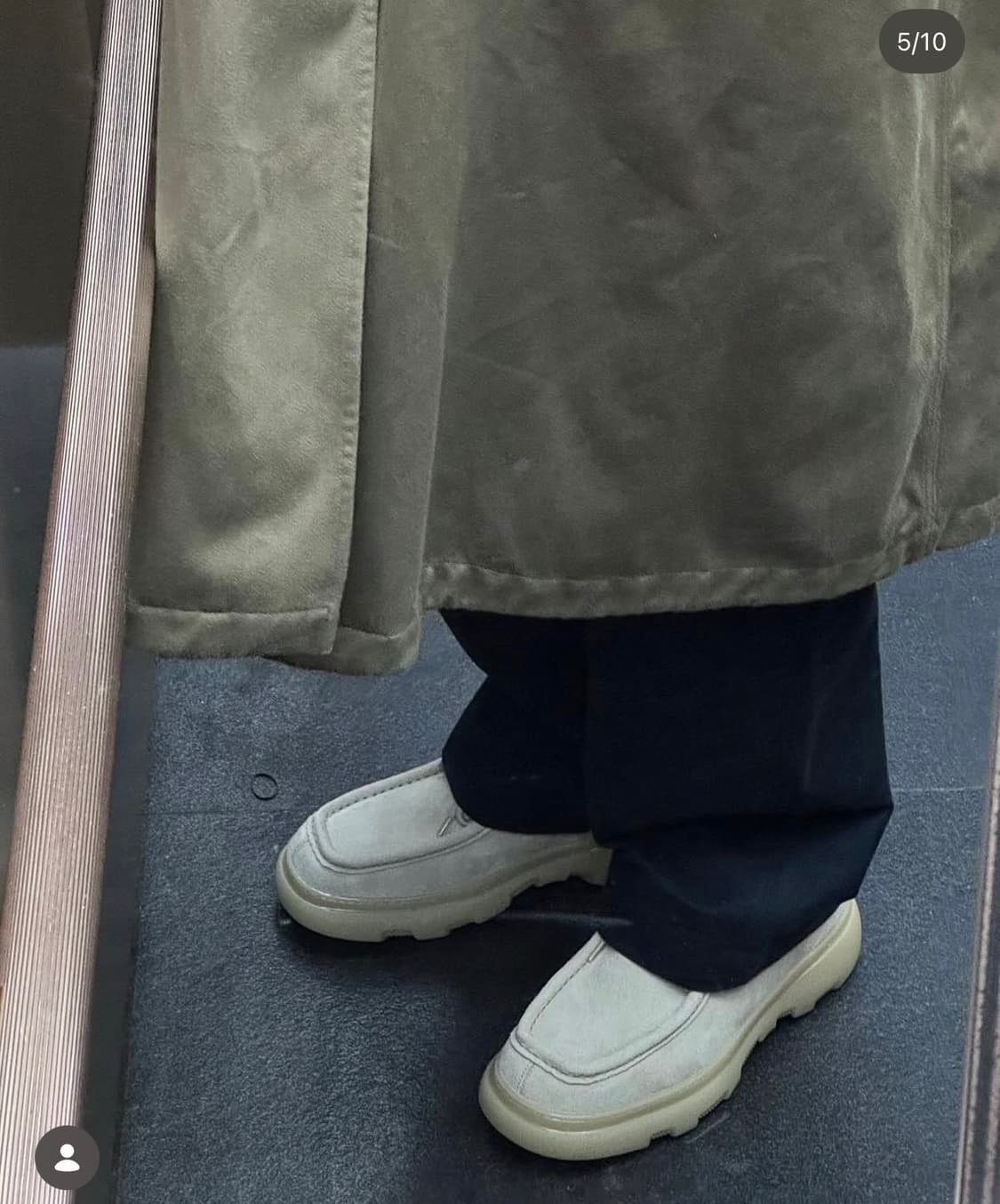 [44] 버버리 스웨이드 크리퍼 미드 레이스업 상품이미지5