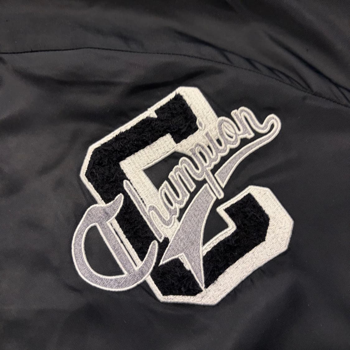 [S] 챔피온 타이거 자수 블랙 바시티 자켓 D477 상품이미지4