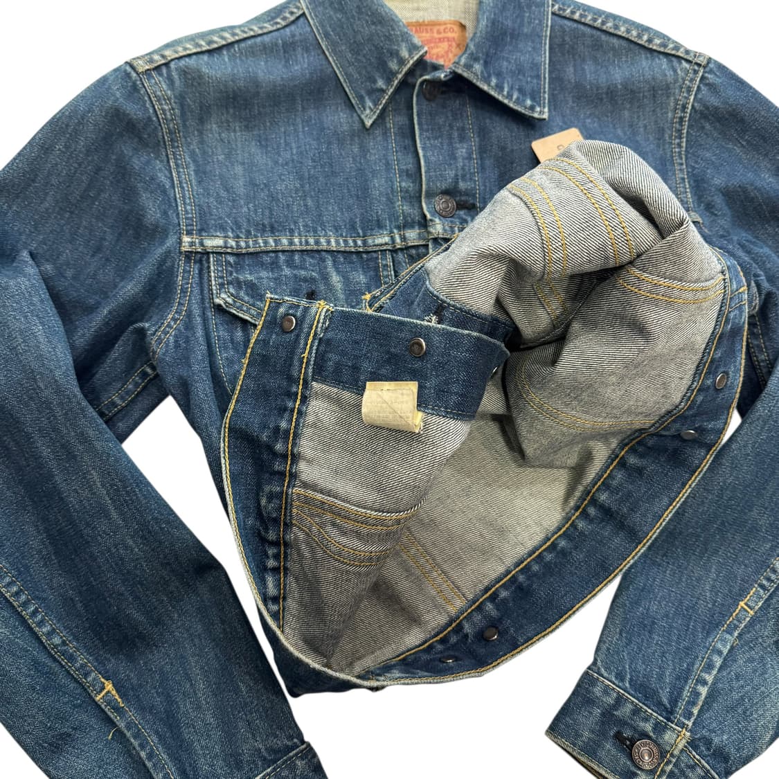 [95] 90's 리바이스 71557 데님 트러커 자켓 상품이미지5