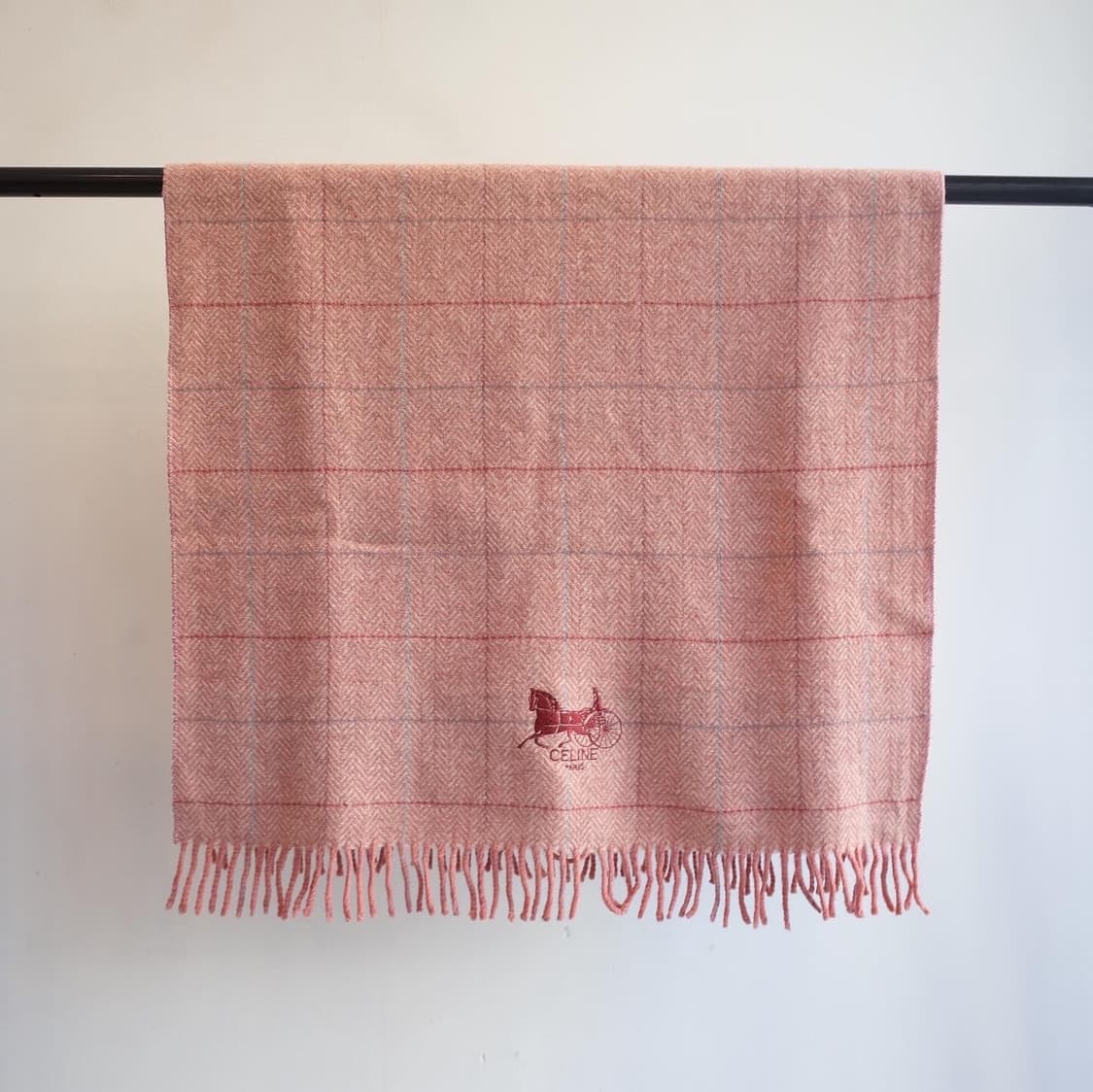 CELINE 셀린 헤링본 울 숄 상품이미지2
