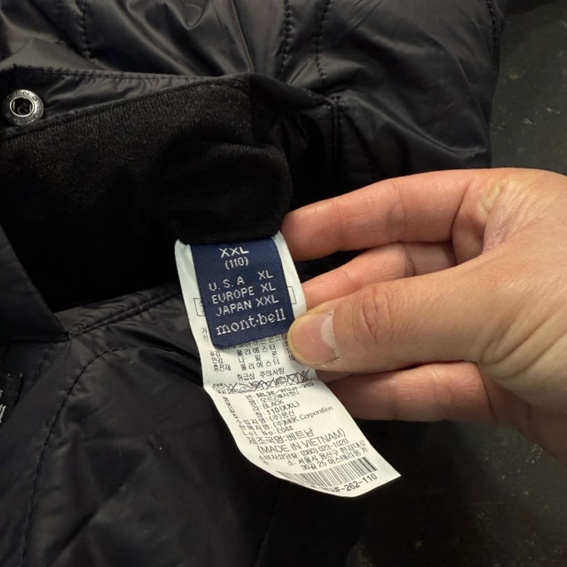 105 몽벨 리버시블 경량패딩 후리스 상품이미지5