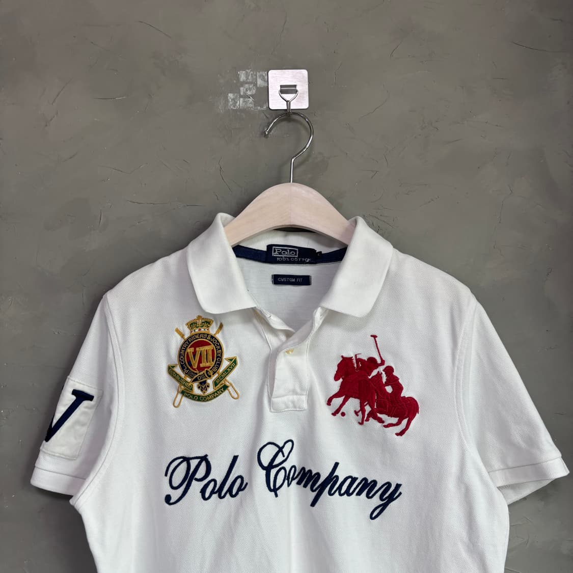 폴로 랄프로렌 빅포니 카라티 화이트 상품이미지2