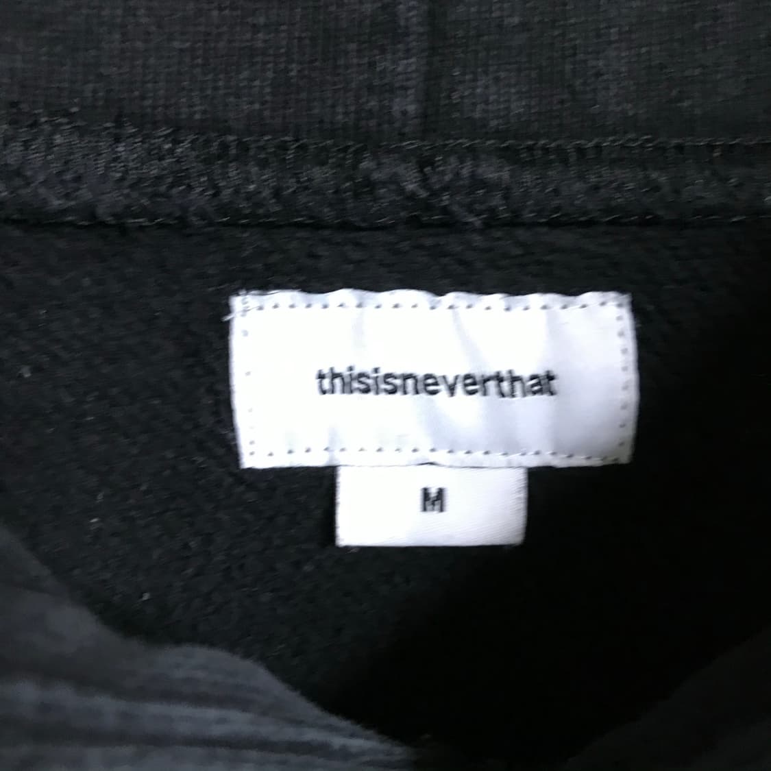 디스이즈네버댓 검정 후드티 상품이미지3