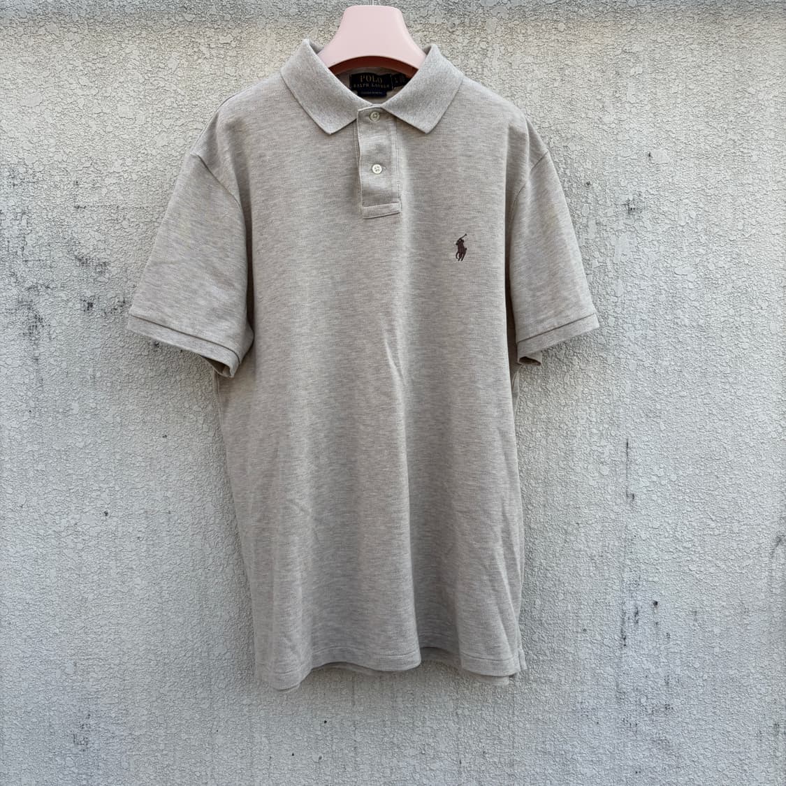 QR택)폴로 랄프로렌 그레이 브라운 포니 PK반팔 티셔츠 상품이미지1