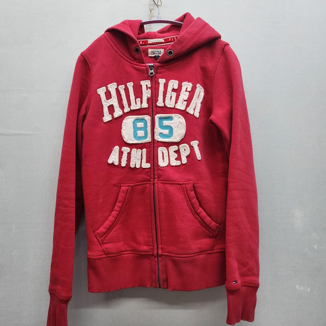타미힐피거 스펠로고 Y2K 후드집업 S(S) 상품이미지1