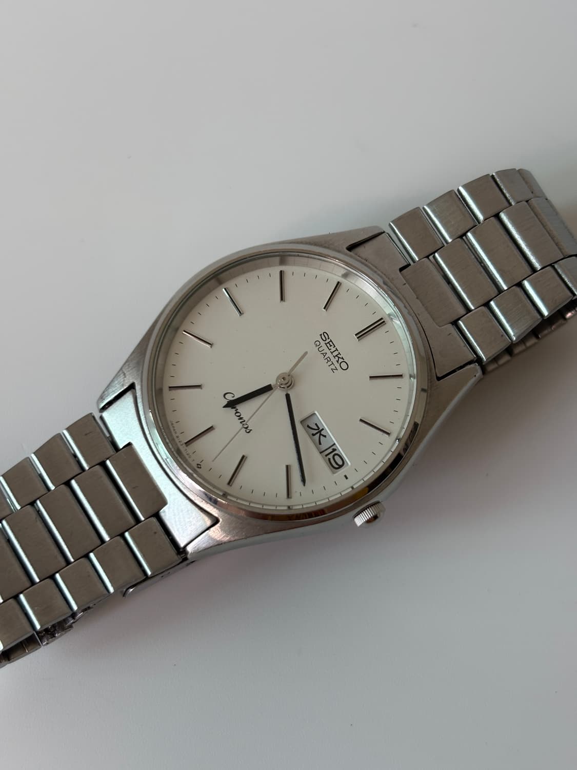 1980s Chronos Silver Quartz 상품이미지3
