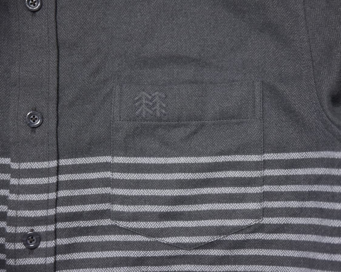 코오롱스포츠 남성 셔츠 105 그레이 스트라이프 캐주얼 상태좋음 상품이미지2
