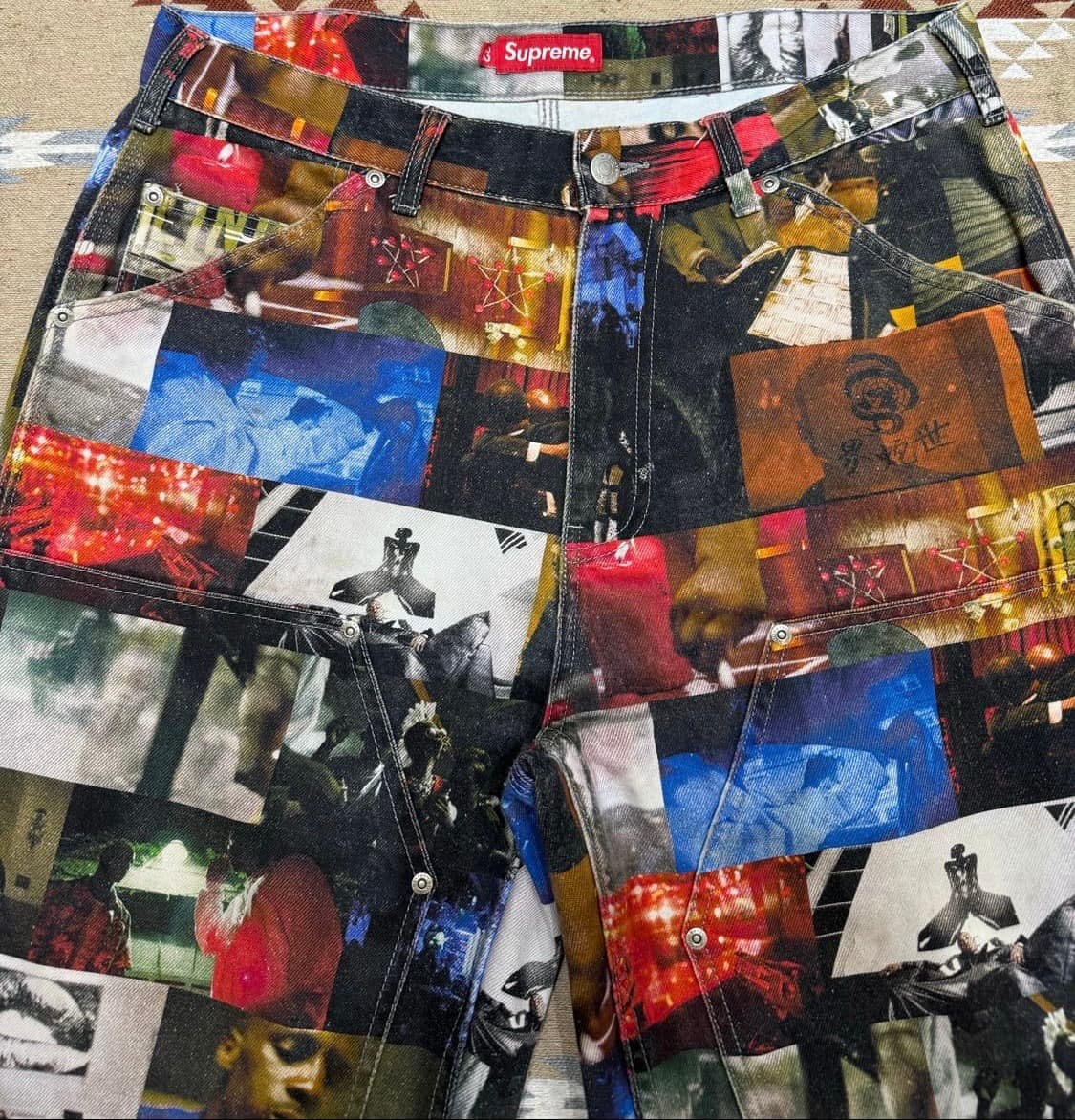 슈프림 Nas & DMX 컬리지 더블니 페인터 팬츠(32) 상품이미지4