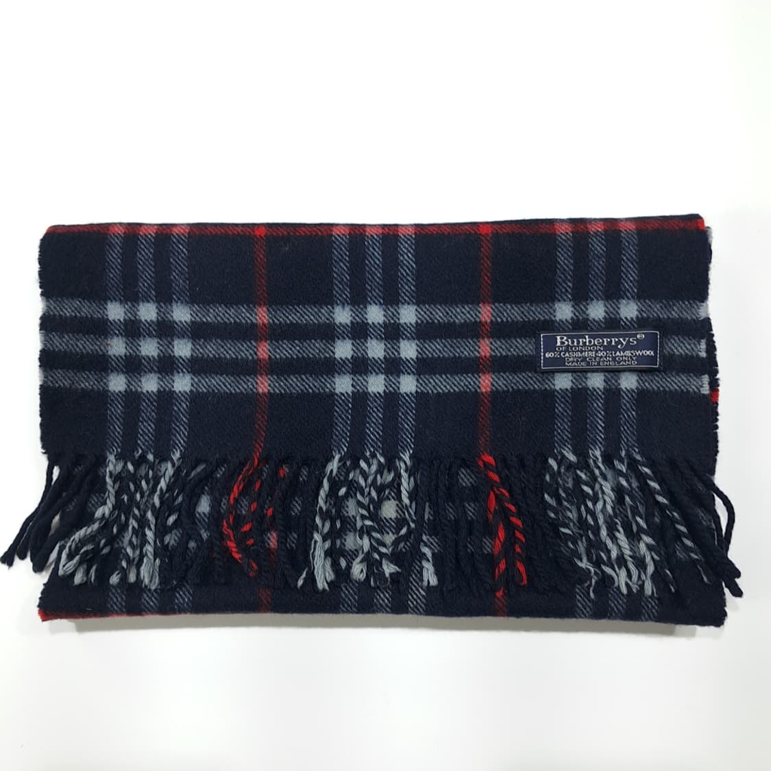 MX460 버버리 네이비 노바체크 머플러 목도리 상품이미지8