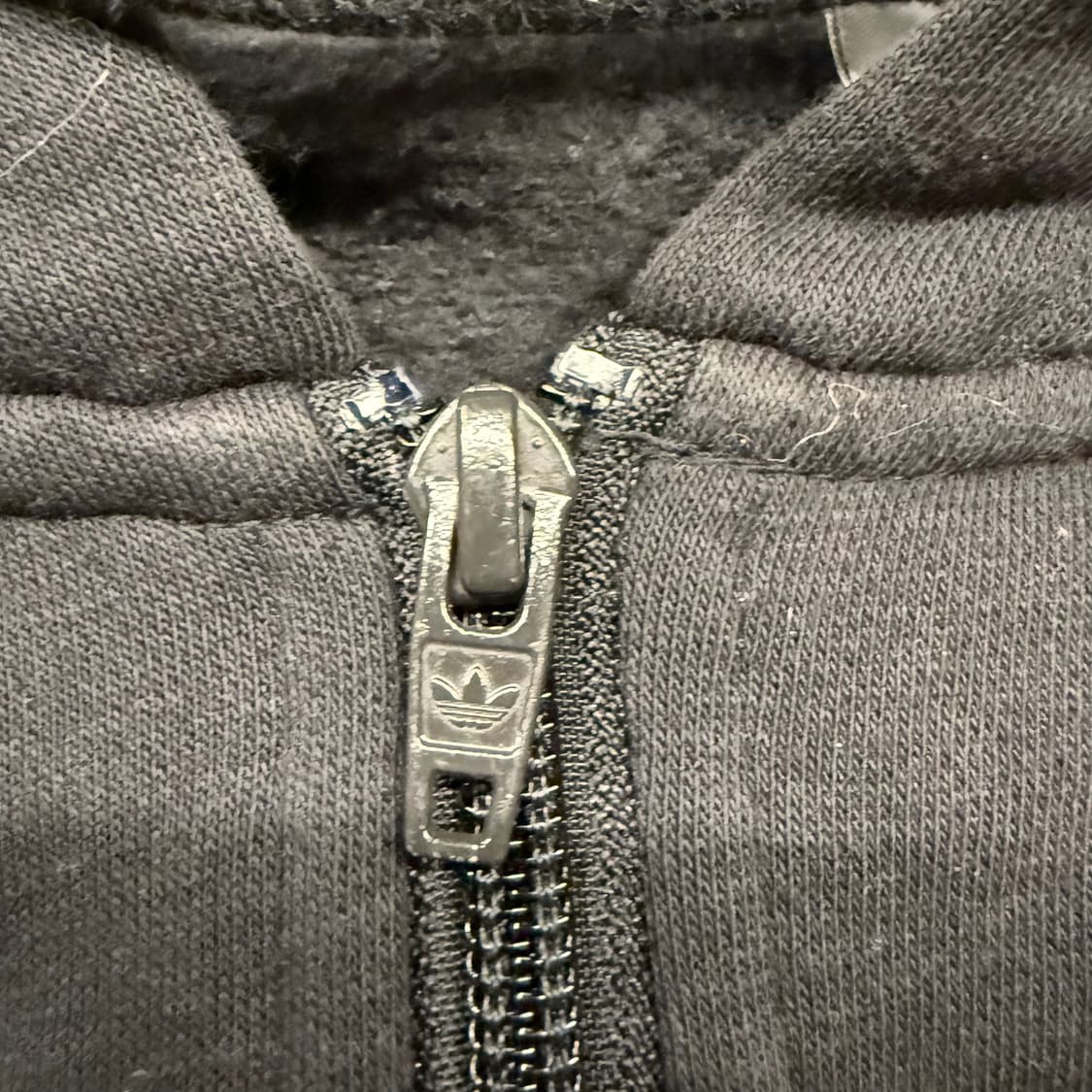 아디다스 블랙 트랙탑 후드집업 상품이미지5