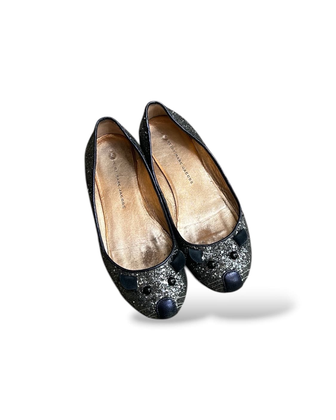 (rare) Marc by Marc Jacobs 글리터 마우스 플랫 슈즈 상품이미지2