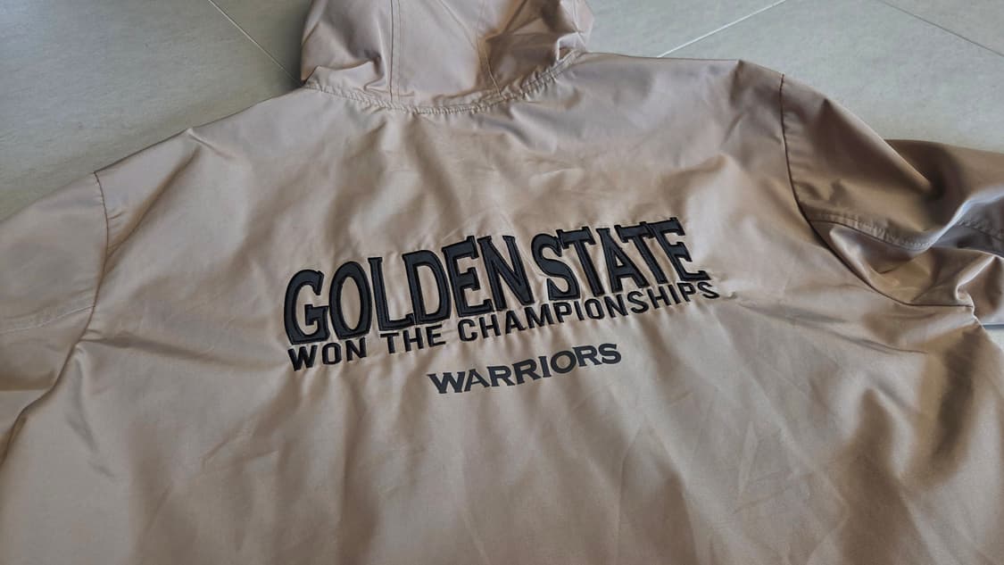 NBA 골든 스테이트 아노락 바람막이 점퍼  상품이미지7