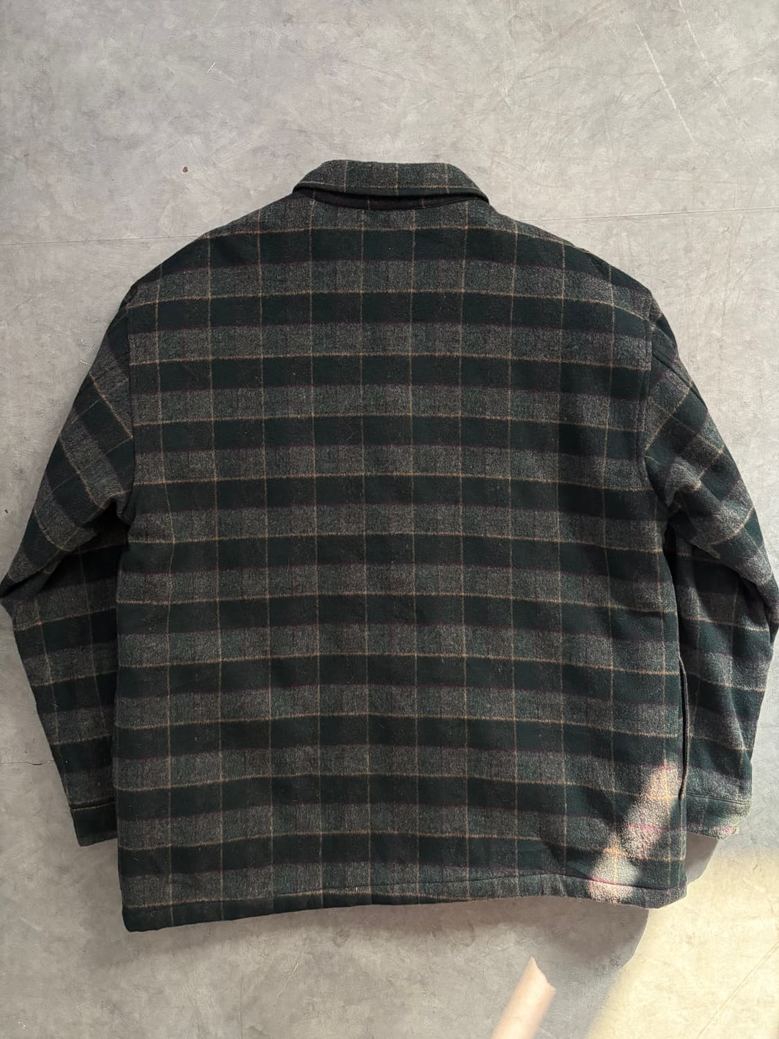 Avirex 아비렉스 그린 체크 플란넬 셔츠 자켓 상품이미지9