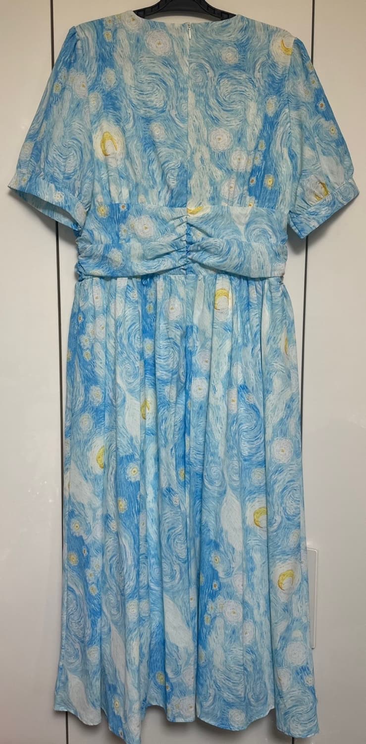 빈센트 반 고흐 별이 빛나는 밤 원피스 상품이미지5