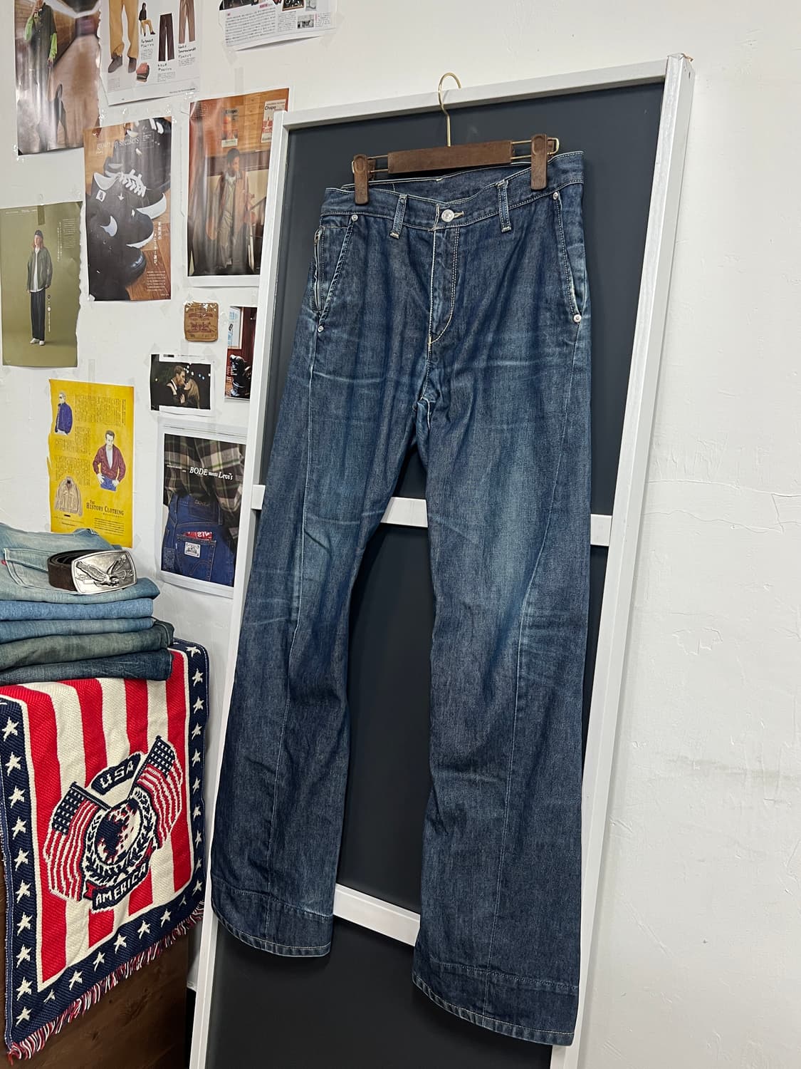 Levis 리바이스 엔지니어드 나팔핏 부츠컷 데님 팬츠 상품이미지10