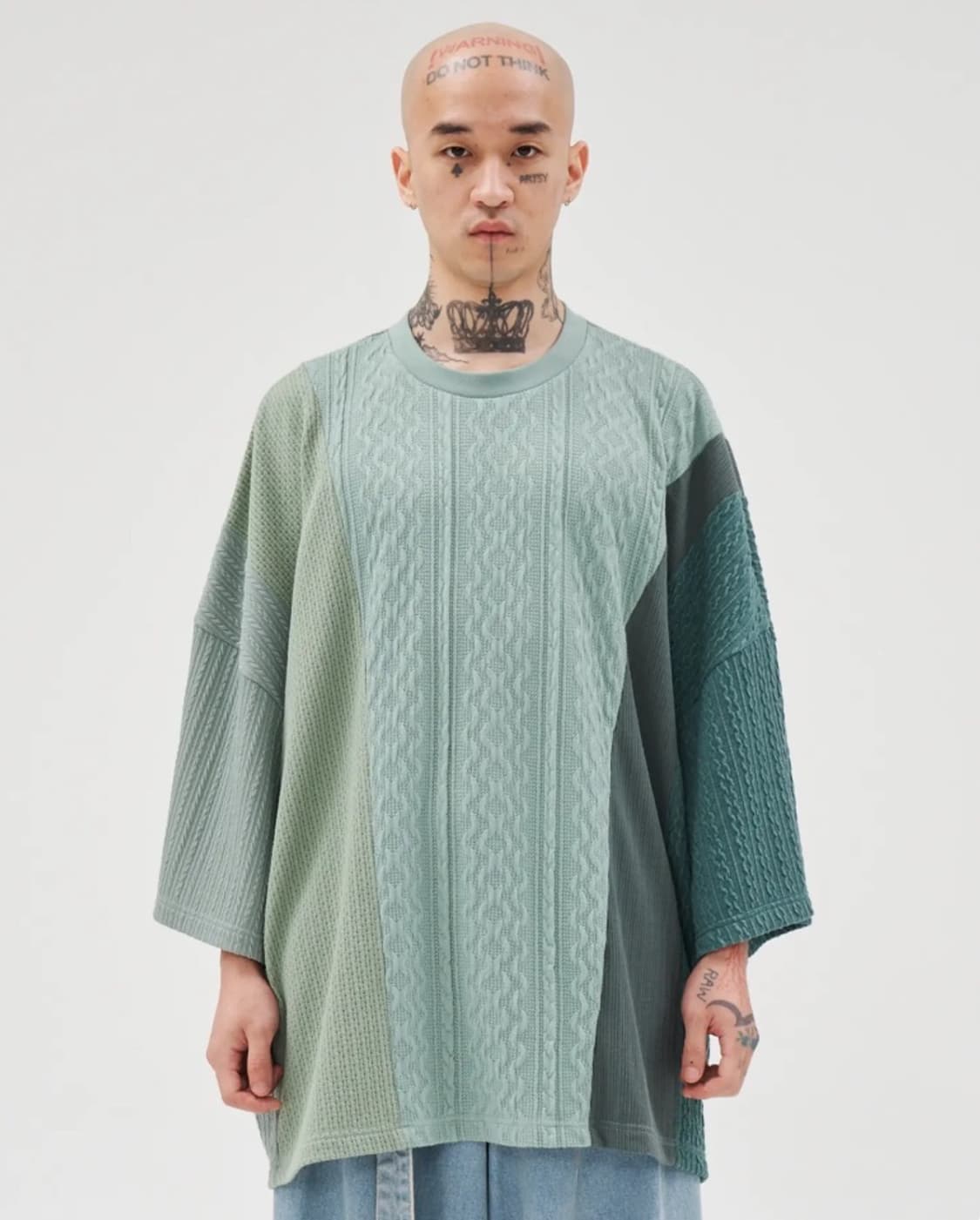 아조바이아조 반팔 니트 상품이미지1