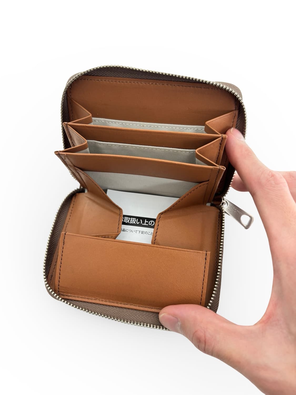 MHL 마가렛호웰 가죽 동전지갑 카드지갑 카멜 상품이미지7