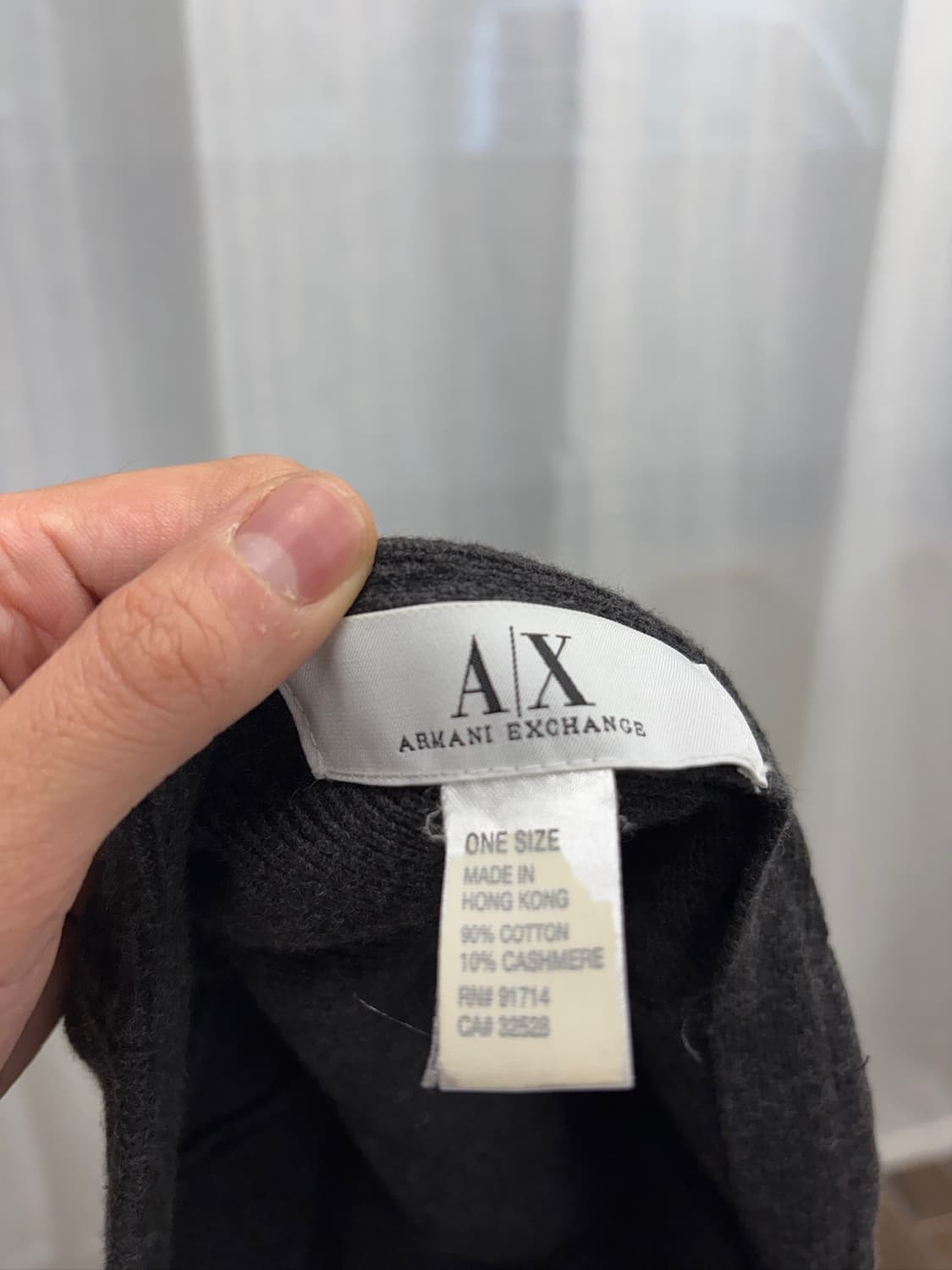 ARMANI 아르마니 익스체인지 니트 캡 모자 상품이미지5