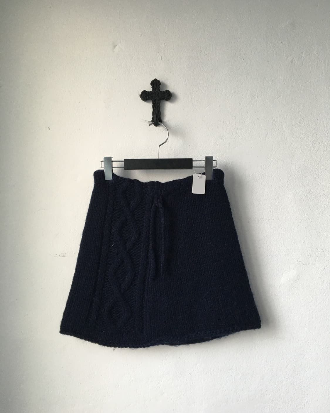 Cable pattern knit skirt 상품이미지1