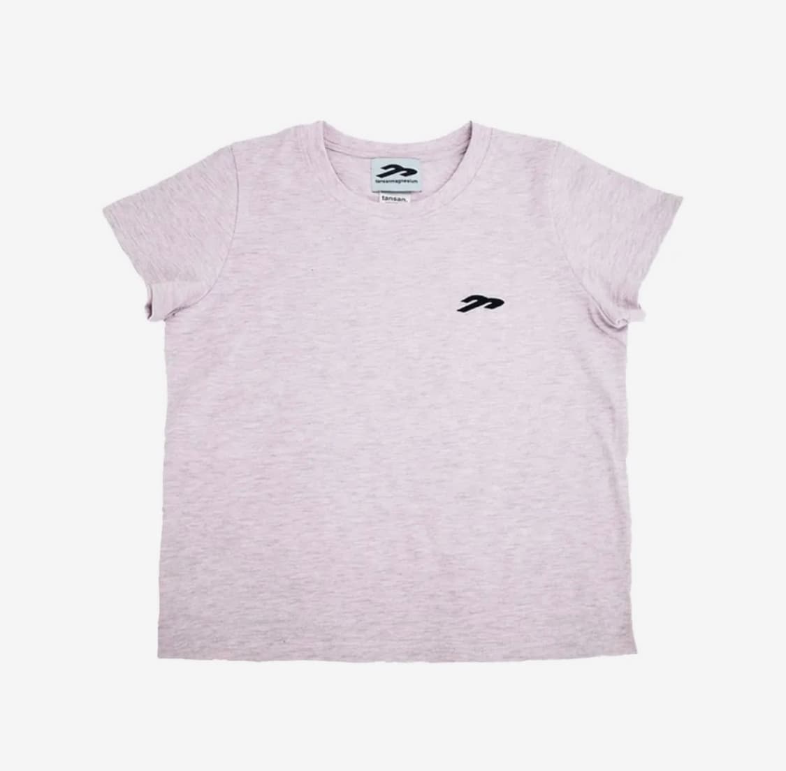 탄산마그네슘 혼 아플리케 티셔츠 라이트 핑크 (우먼) 상품이미지1