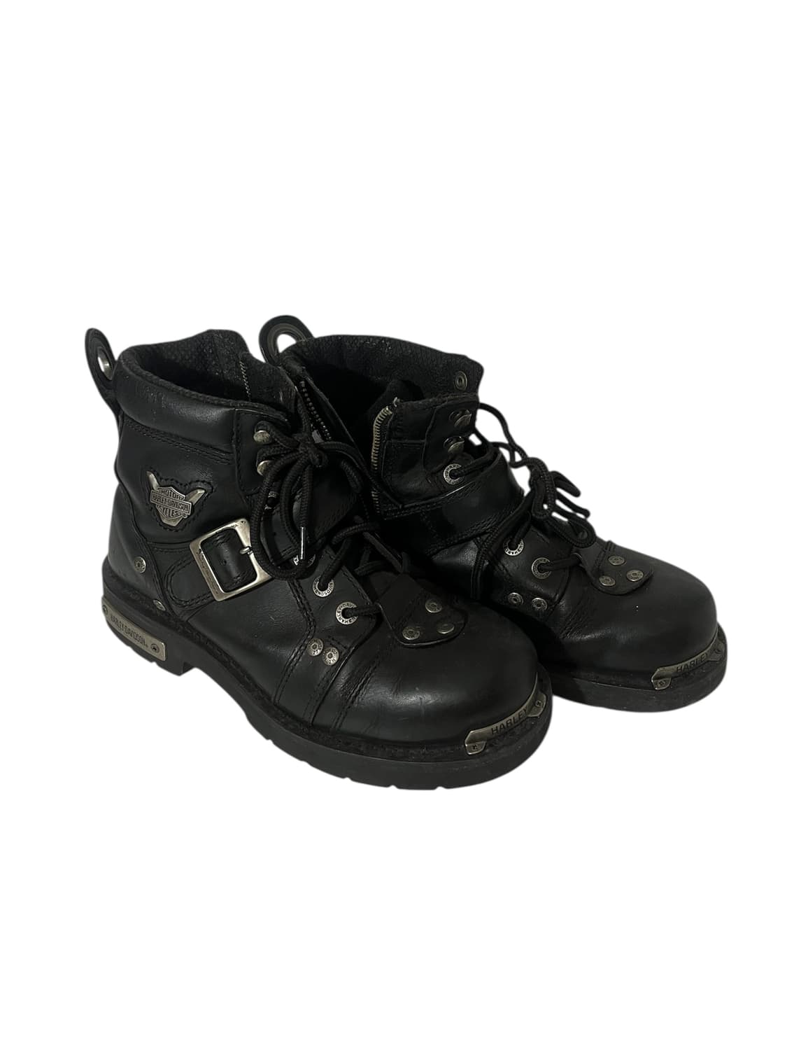 Harley-Davidson 00s 헤비 가죽 레더 부츠  250 상품이미지1