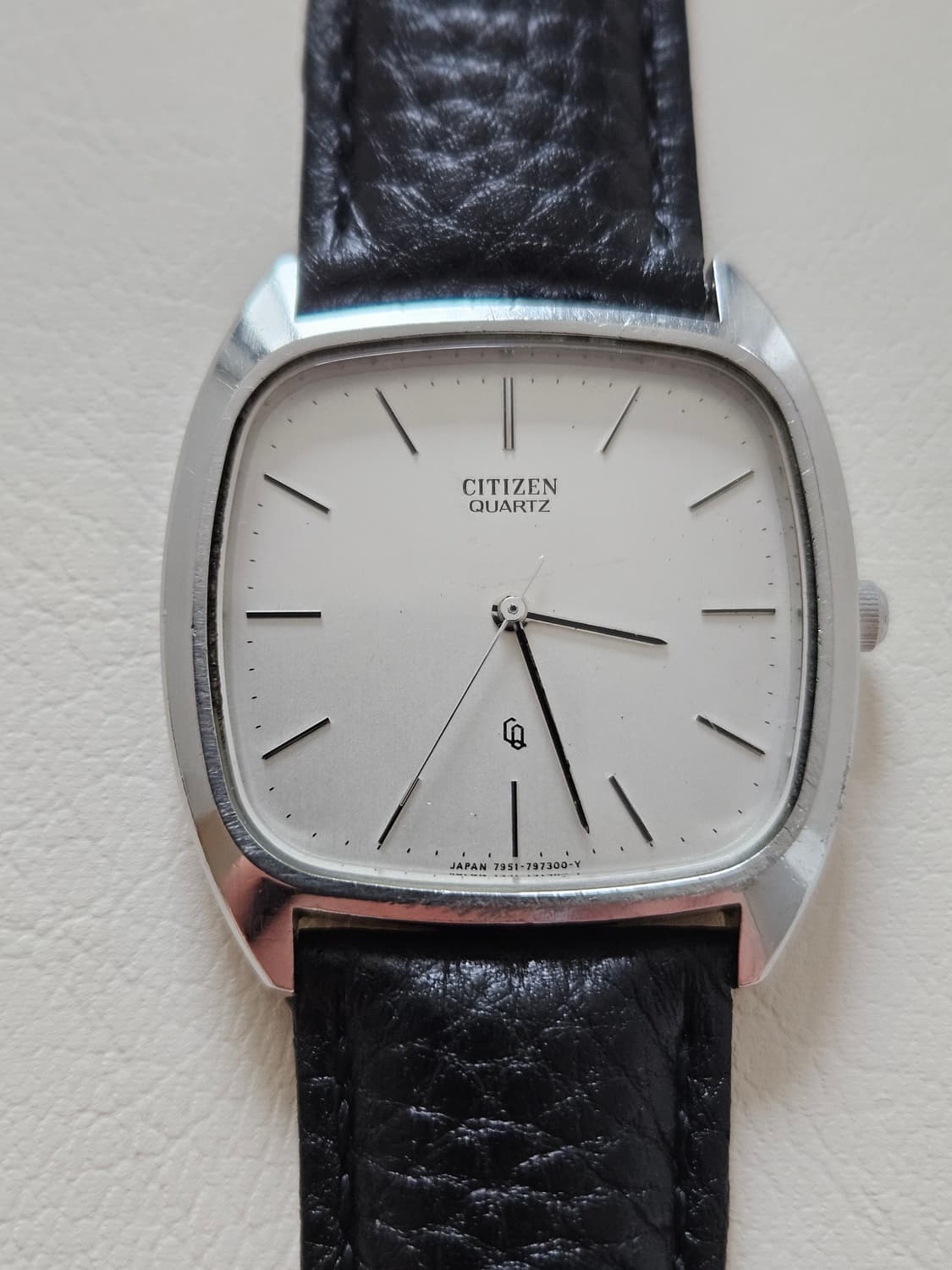 빈티지 시티즌 쿼츠 가죽 시계 상품이미지3