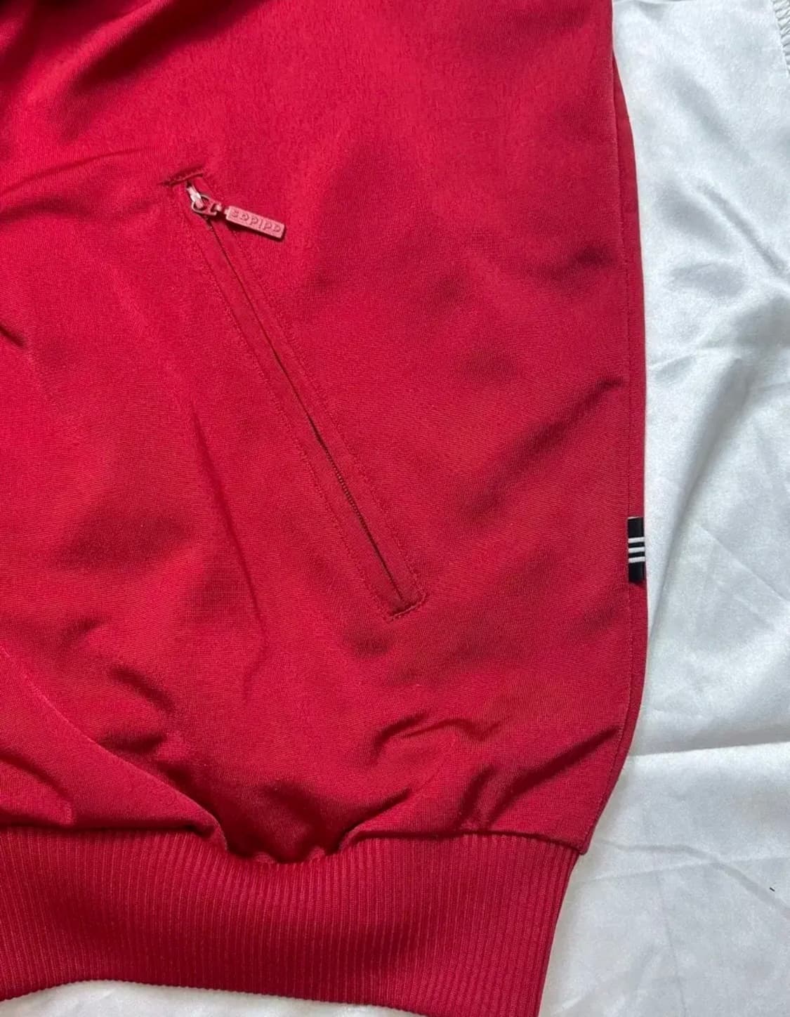 90s 아디다스 파이어버드 버건디 네이비 트랙탑 져지 상품이미지4