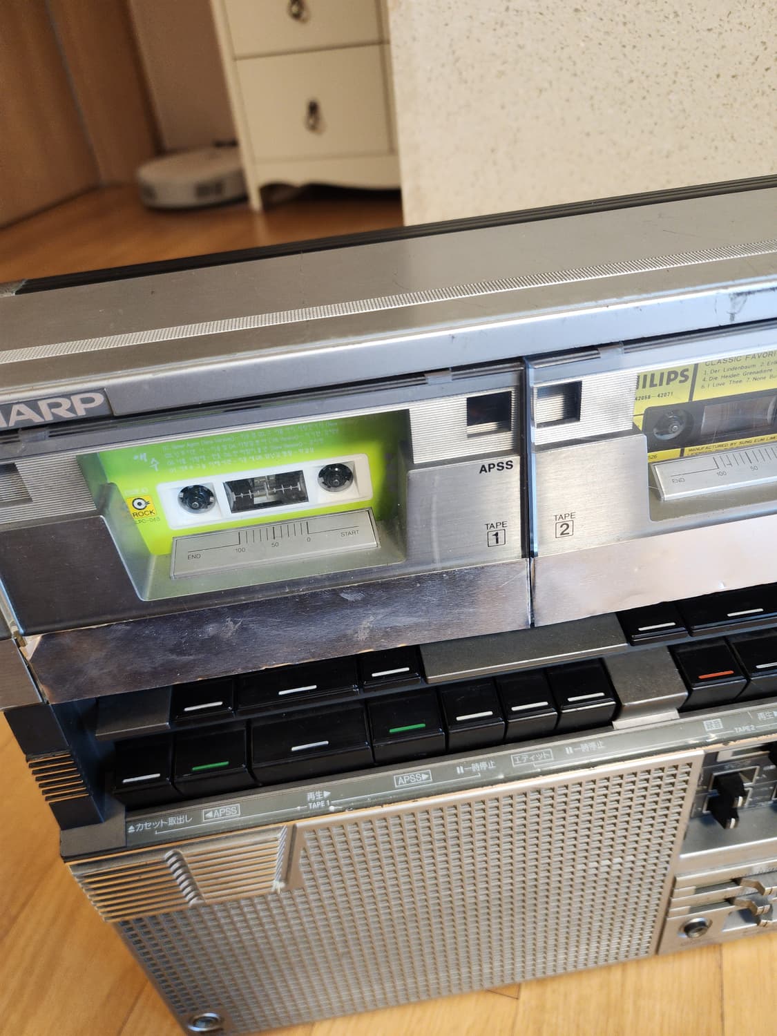 일본 샤프 대형 붐박스 GF-808J 상품이미지3