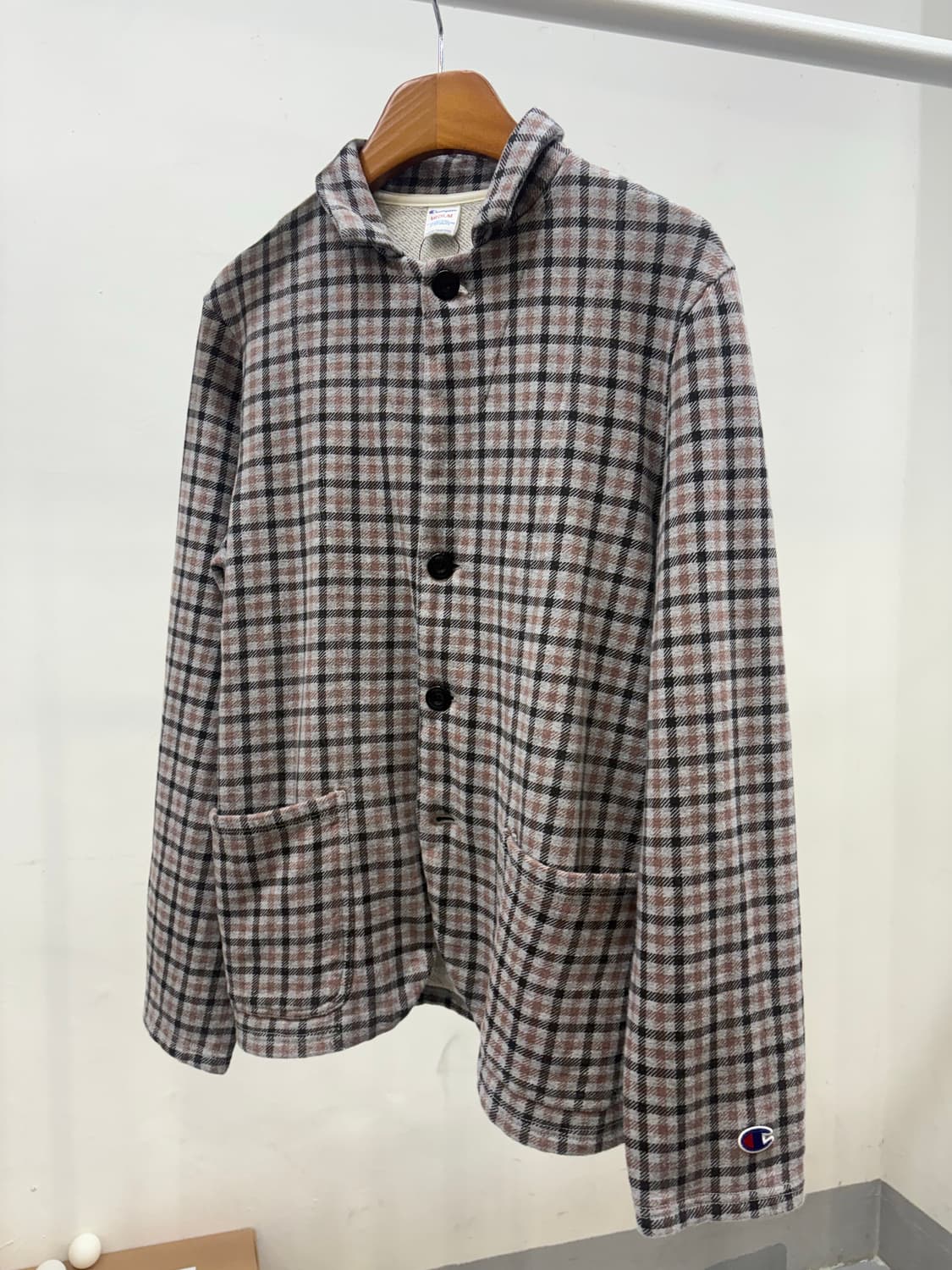 챔피온00‘s 체크 코튼재킷  상품이미지1