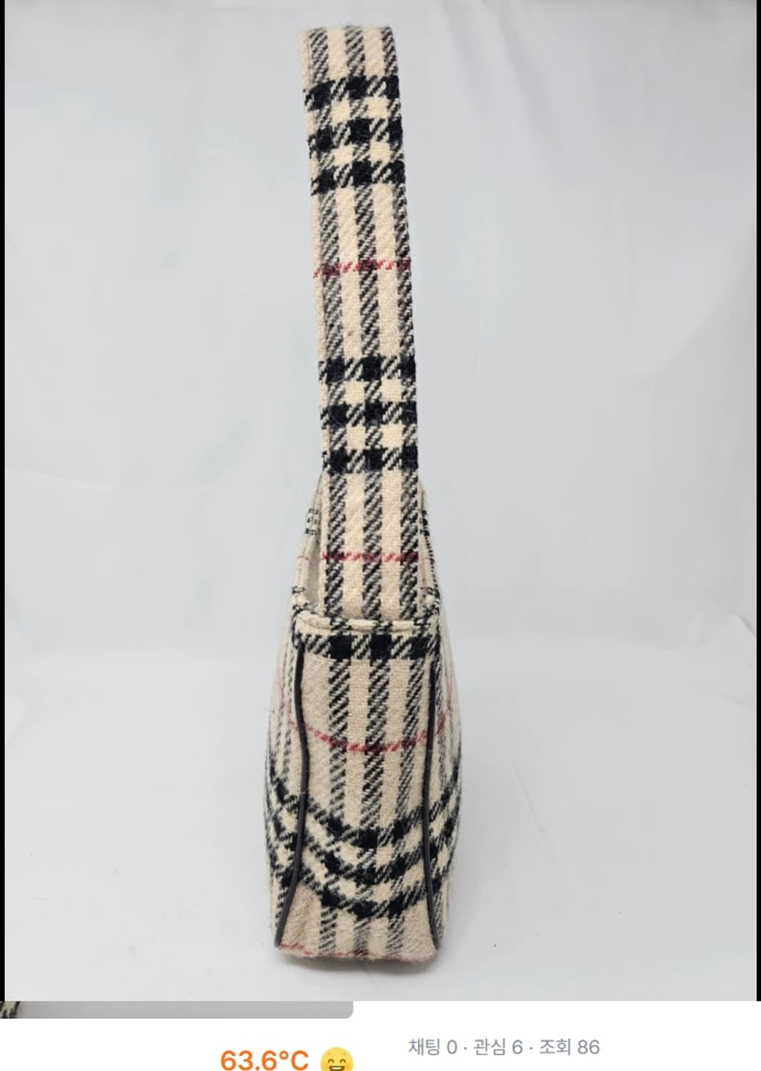 정품 버버리 체크 숄더백 상품이미지3