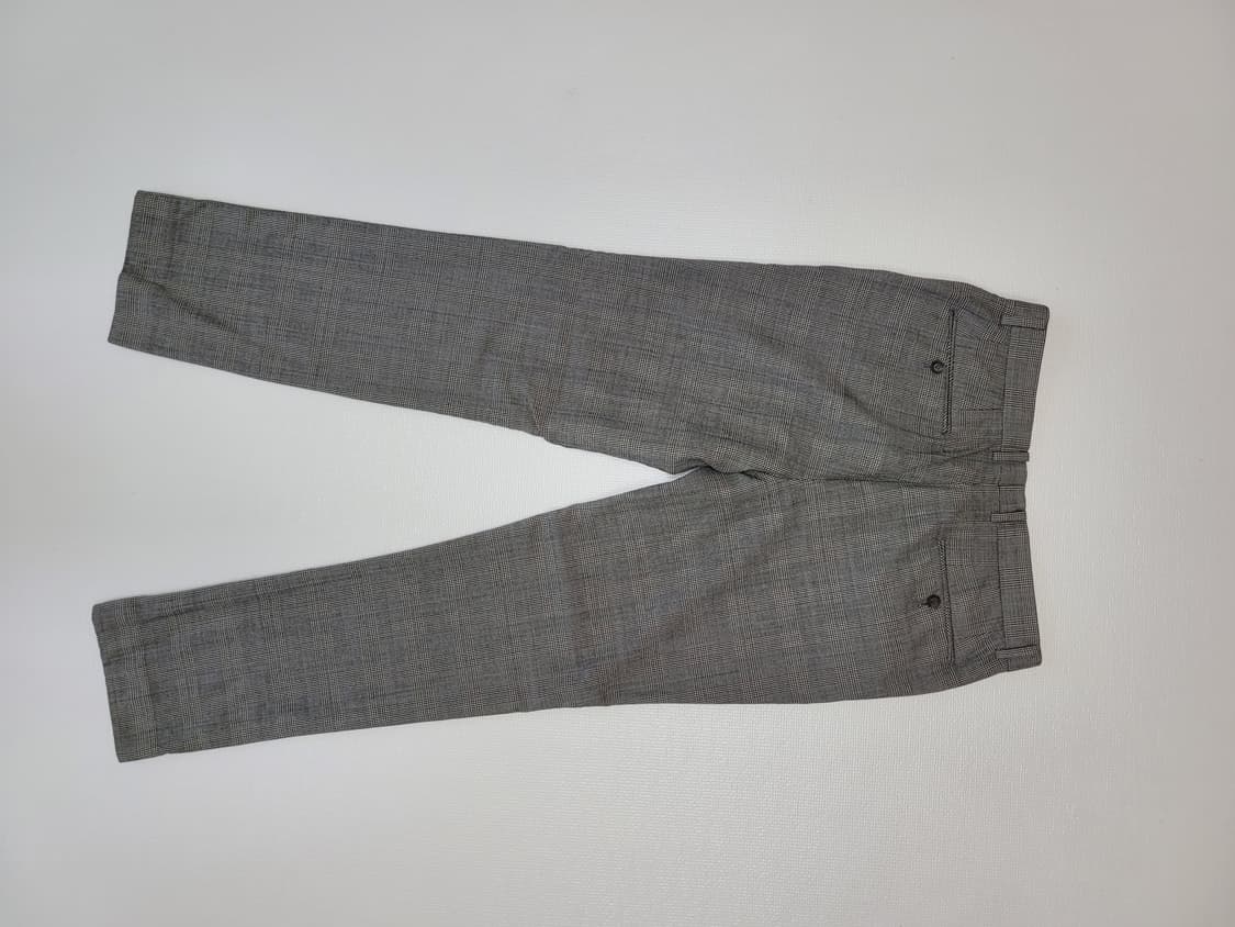 코모도스퀘어 COMODO 남자 체크패턴 모직 바지 33 브라운 상품이미지9