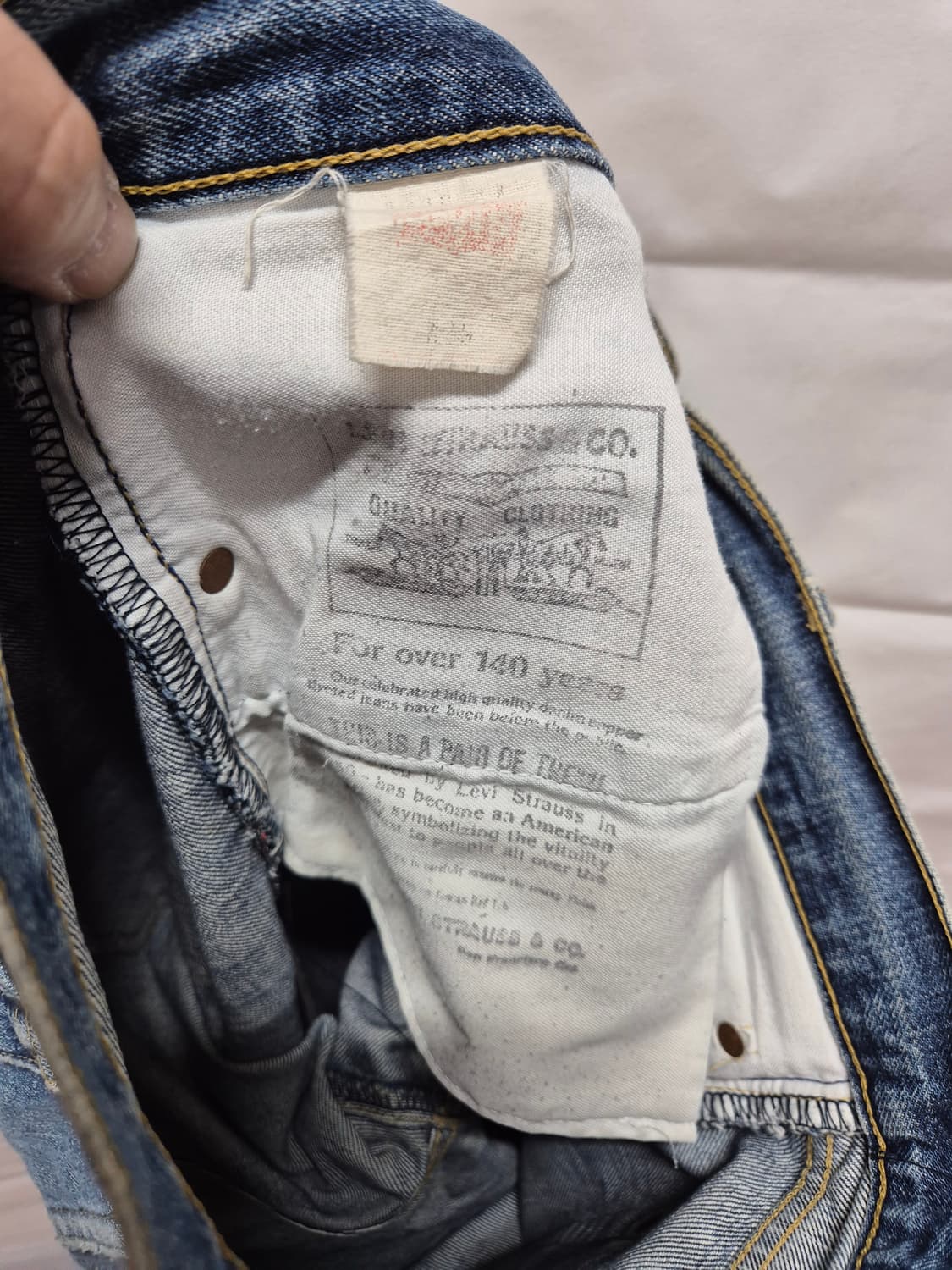 503B bigE 레드라인 청바지 상품이미지7