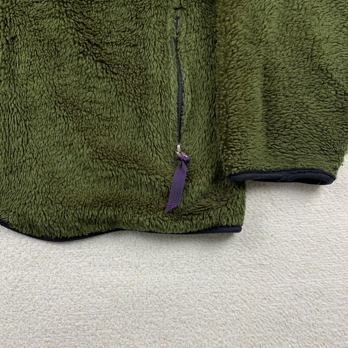 90s 파타고니아 레트로 딥파일 플리스 헌터그린  상품이미지5