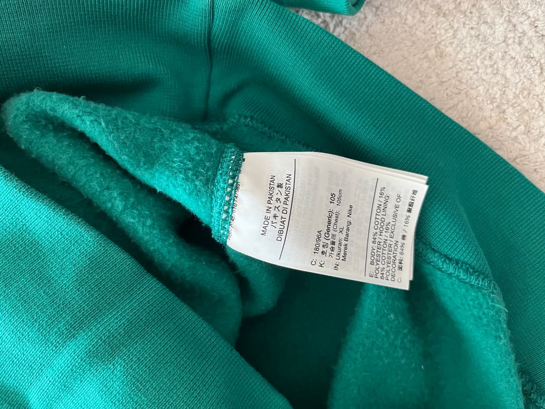 나이키 솔로 스우시 플리스 후드 그린 상품이미지3